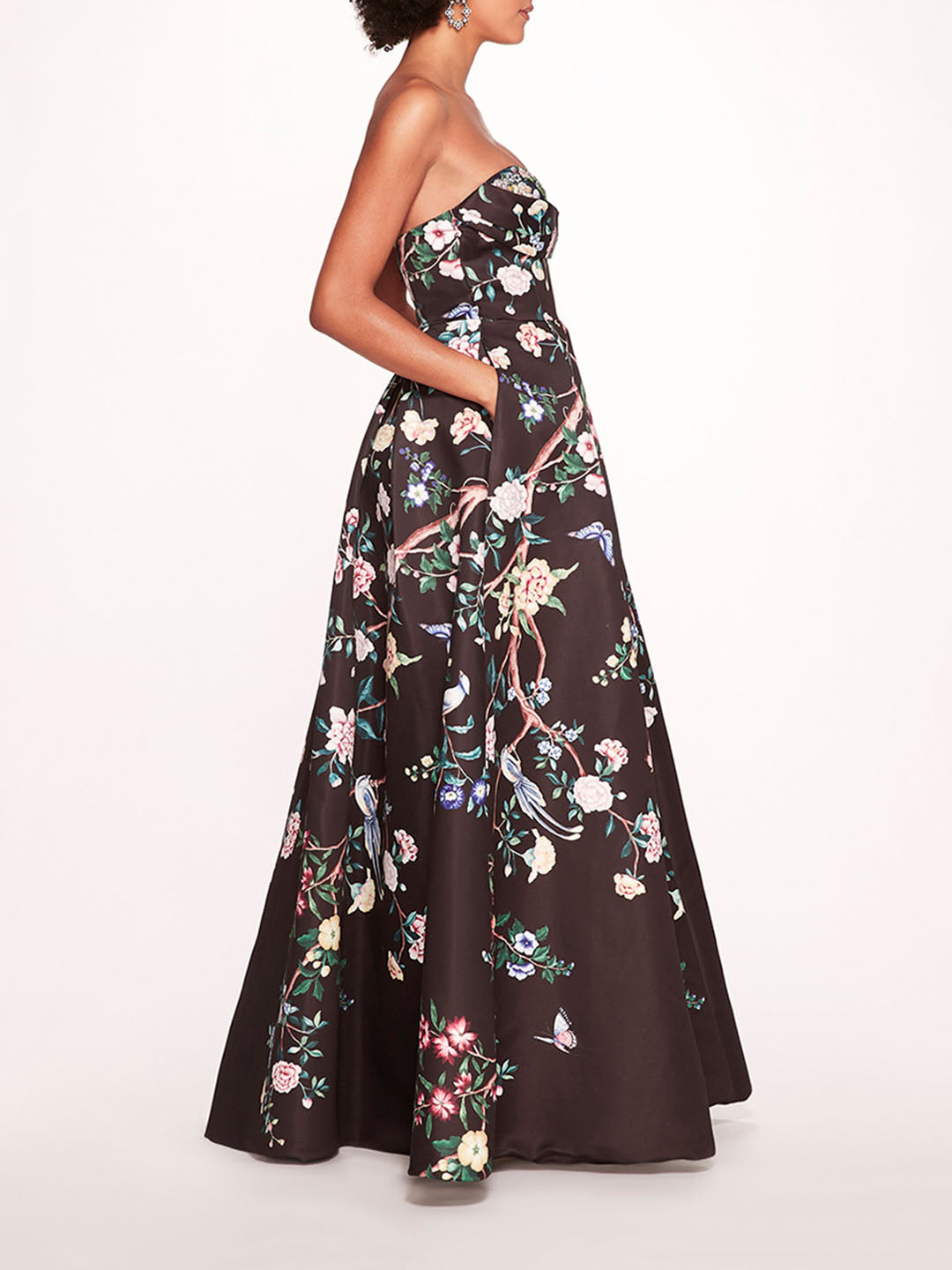 green emerald velvet dress Paradise Ball Gown
