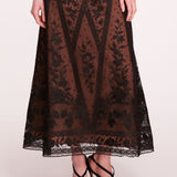 Spear Garden Midi Dress | Marchesa