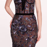 Climbing Vines Midi Dress | Marchesa