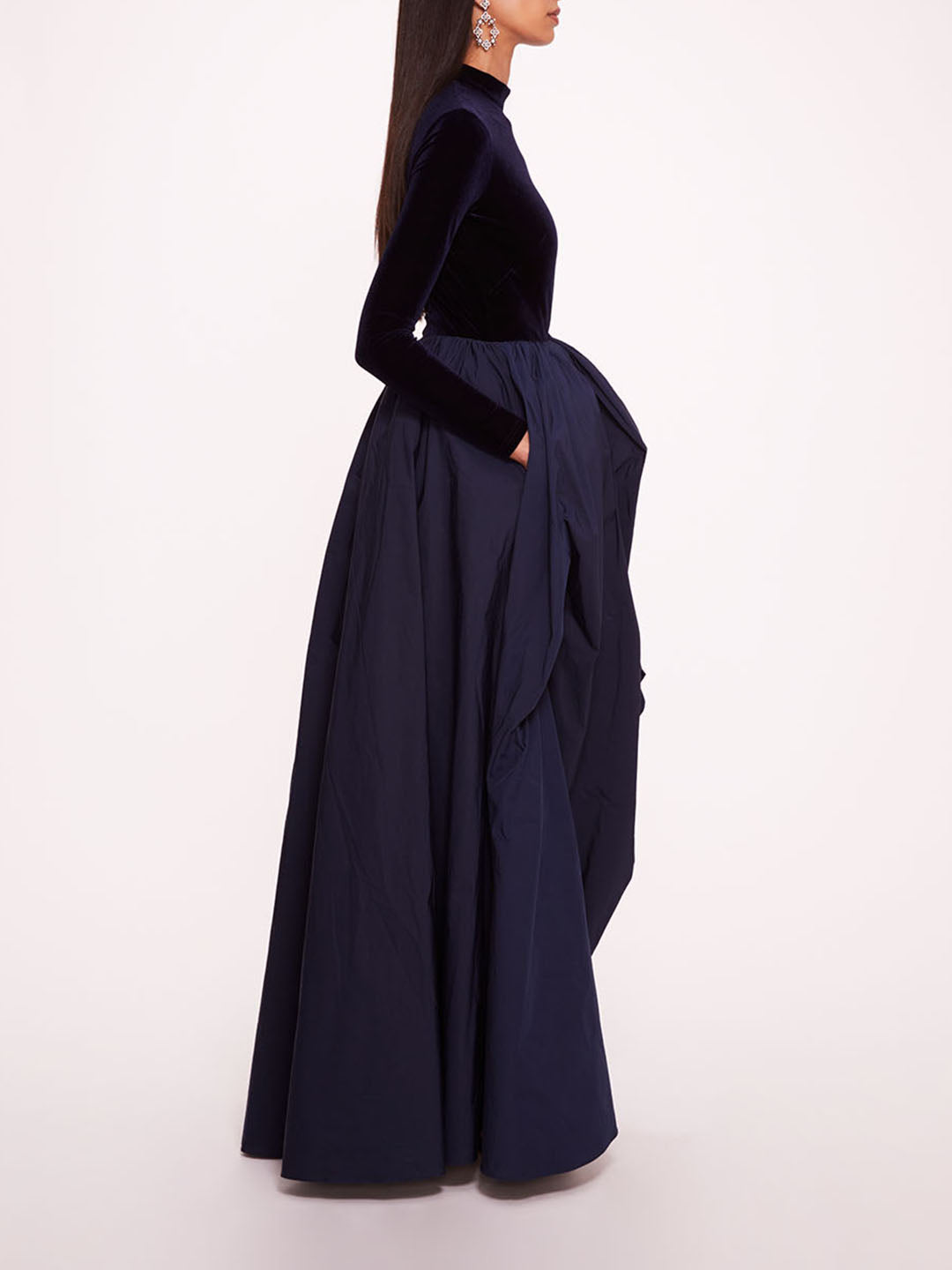 Velvet Taffeta Gown | Marchesa