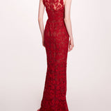 Corded Column Gown