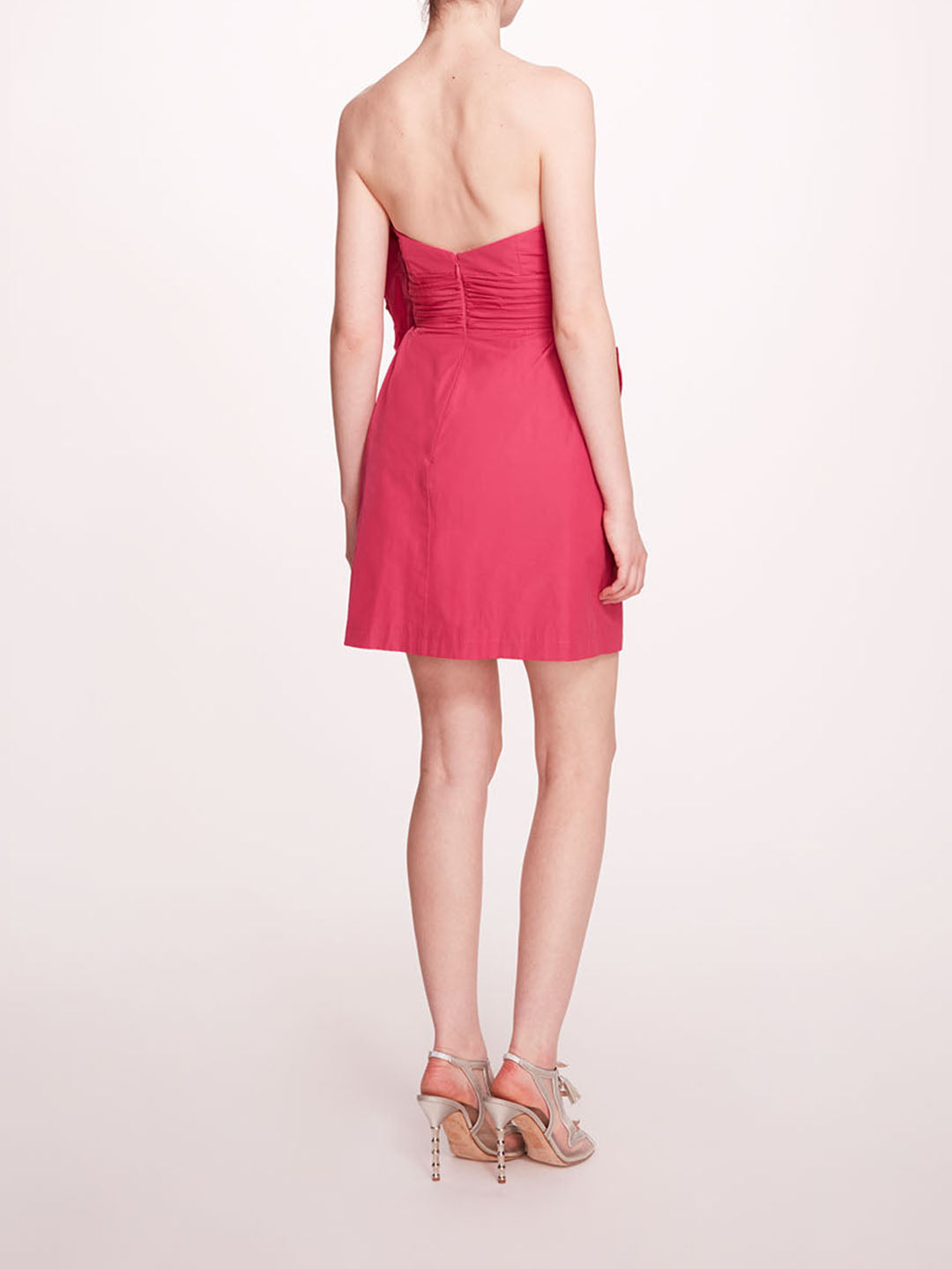 Rosette Taffeta Mini Dress | Marchesa