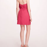 Rosette Taffeta Mini Dress | Marchesa