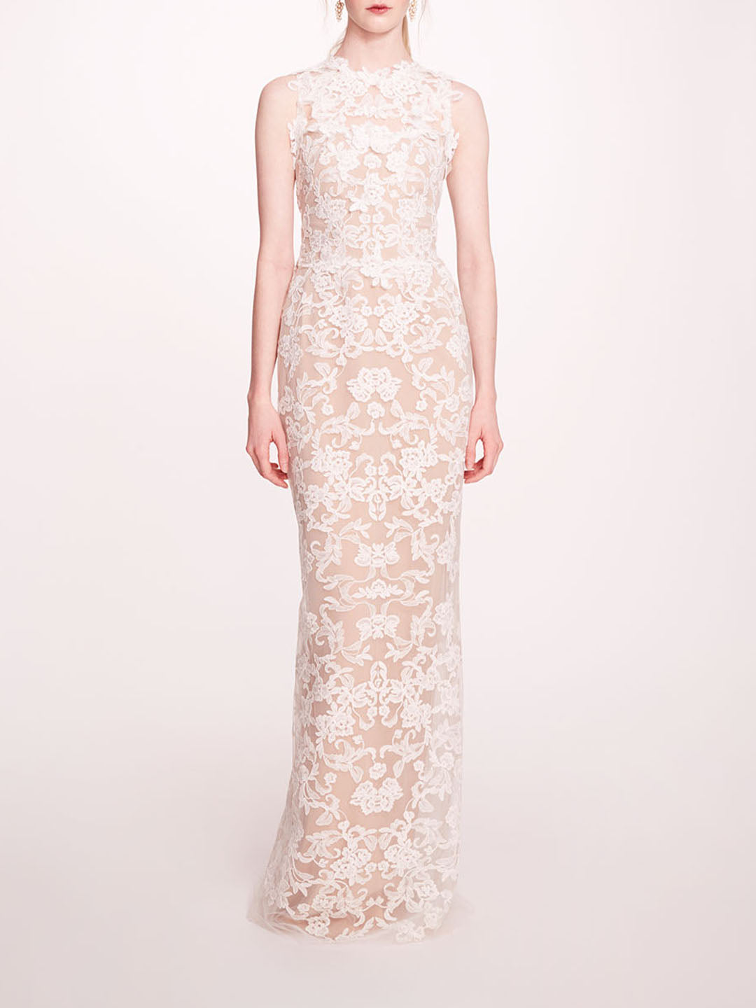 Corded Column Gown | Marchesa