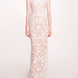 Corded Column Gown | Marchesa