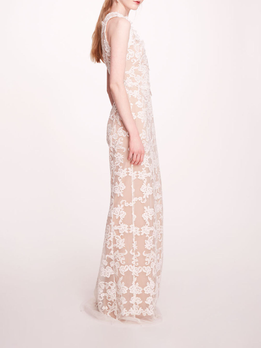 Corded Column Gown | Marchesa