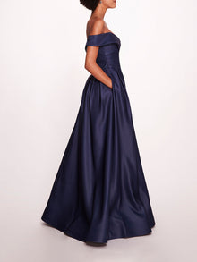 Duchess Satin Gown | Marchesa