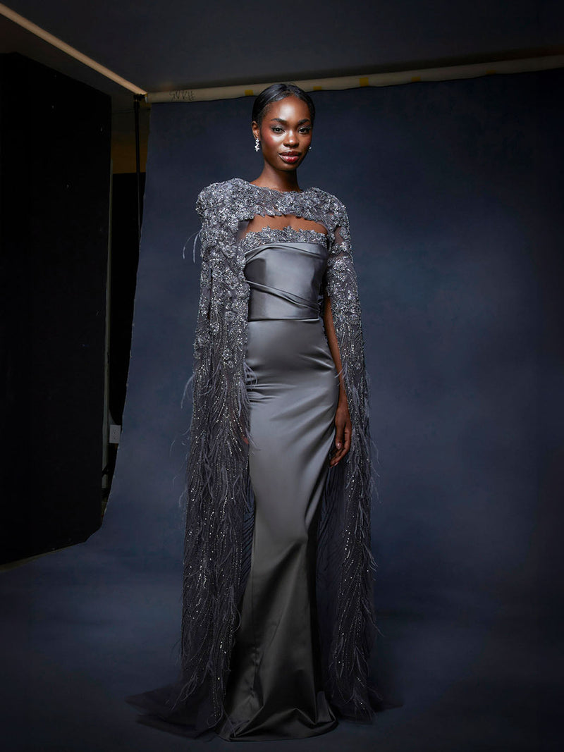 Look 6 Cape | Marchesa
