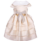 Pearl Detail Shantung Dress | Marchesa