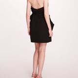 Rosette Taffeta Mini Dress | Marchesa