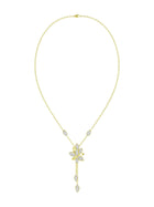 Wild Flower Yellow Gold Y Necklace | Marchesa