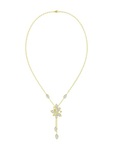 Wild Flower Yellow Gold Y Necklace | Marchesa