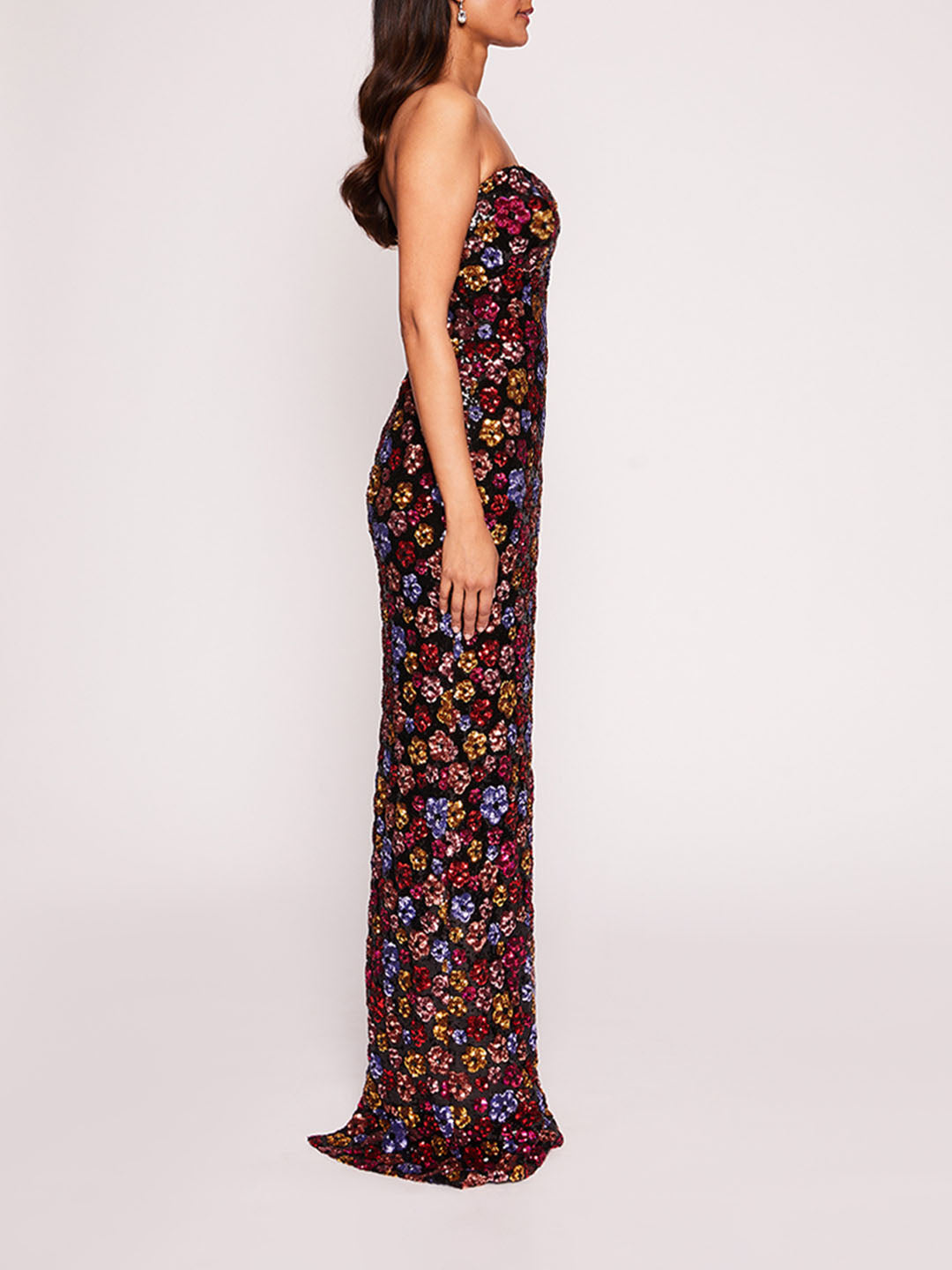 Sequin Bouquets Gown | Marchesa