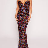 Sequin Bouquets Gown | Marchesa
