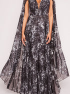 Foiled Garden Gown | Marchesa