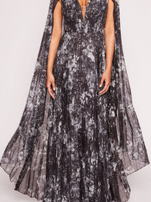 Foiled Garden Gown | Marchesa