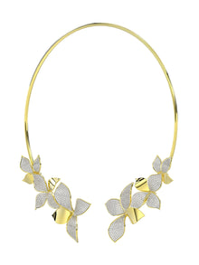 Wild Flower Yellow Gold Necklace | Marchesa