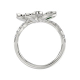 Floral White Gold Ring | Marchesa