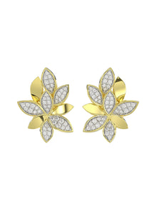Wild Flower Yellow Gold Earrings | Marchesa