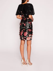 Shimmer Mini Dress | Marchesa