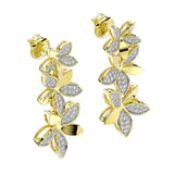 Wild Flower Yellow Gold Earrings | Marchesa