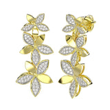 Wild Flower Yellow Gold Earrings | Marchesa