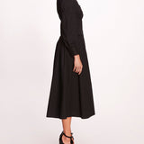 Tansy A-line Poplin Midi Dress