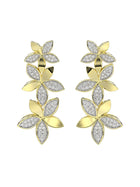 Wild Flower Yellow Gold Earrings | Marchesa