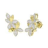 Wild Flower Yellow Gold Earrings | Marchesa
