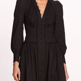 Tansy A-line Poplin Midi Dress