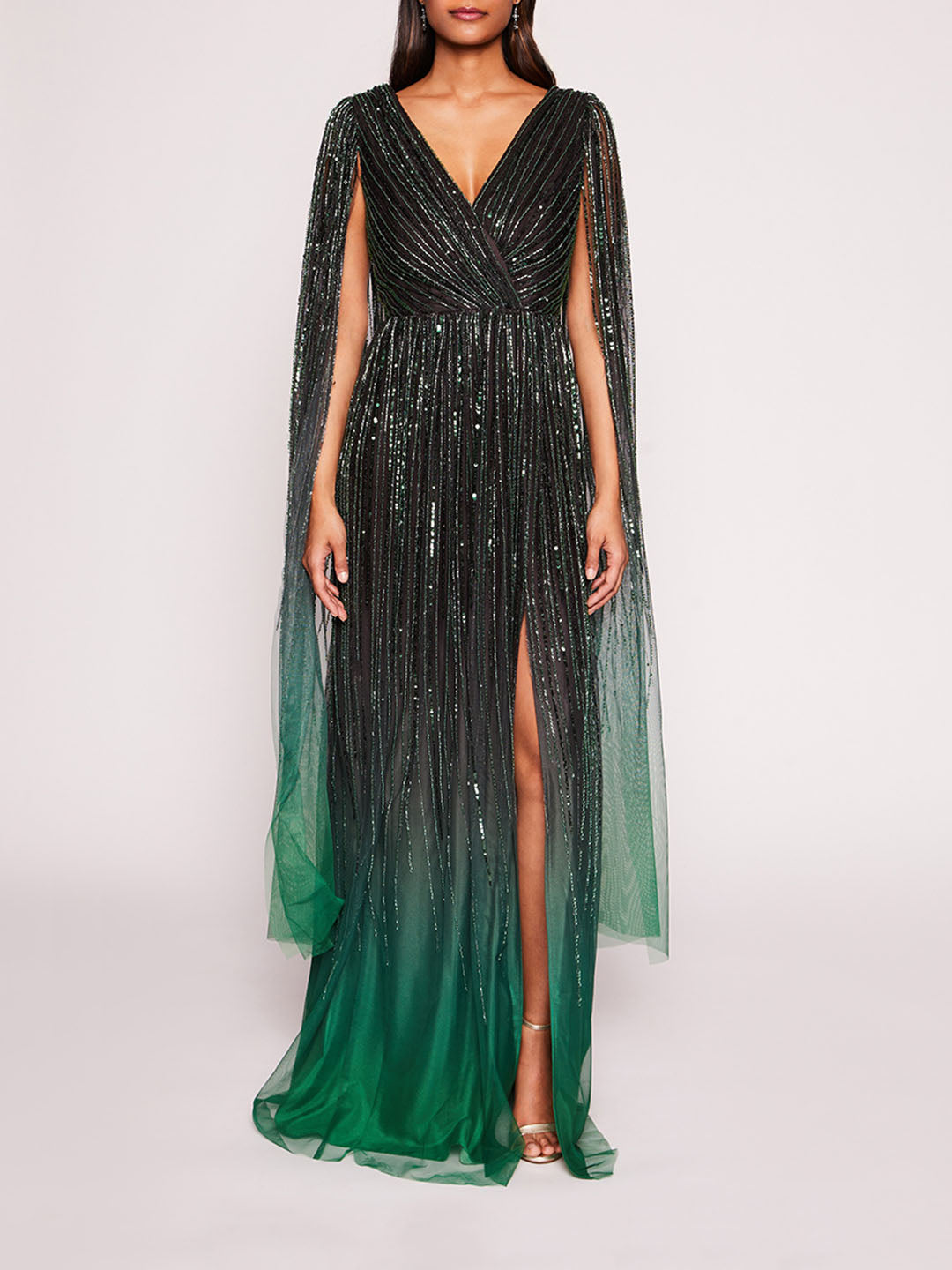 Ombre Beaded Gown | Marchesa