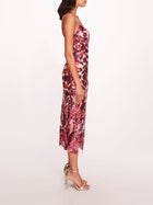 Botanical Sequin Midi Dress