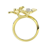 Wild Flower Yellow Gold Ring | Marchesa