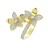 Wild Flower Yellow Gold Ring | Marchesa