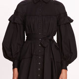 Laurel  Billowy Sleeve Midi Shirtdress