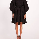 Laurel  Billowy Sleeve Midi Shirtdress