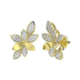 Wild Flower Yellow Gold Earrings | Marchesa