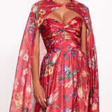 Ribbons Cape Gown | Marchesa