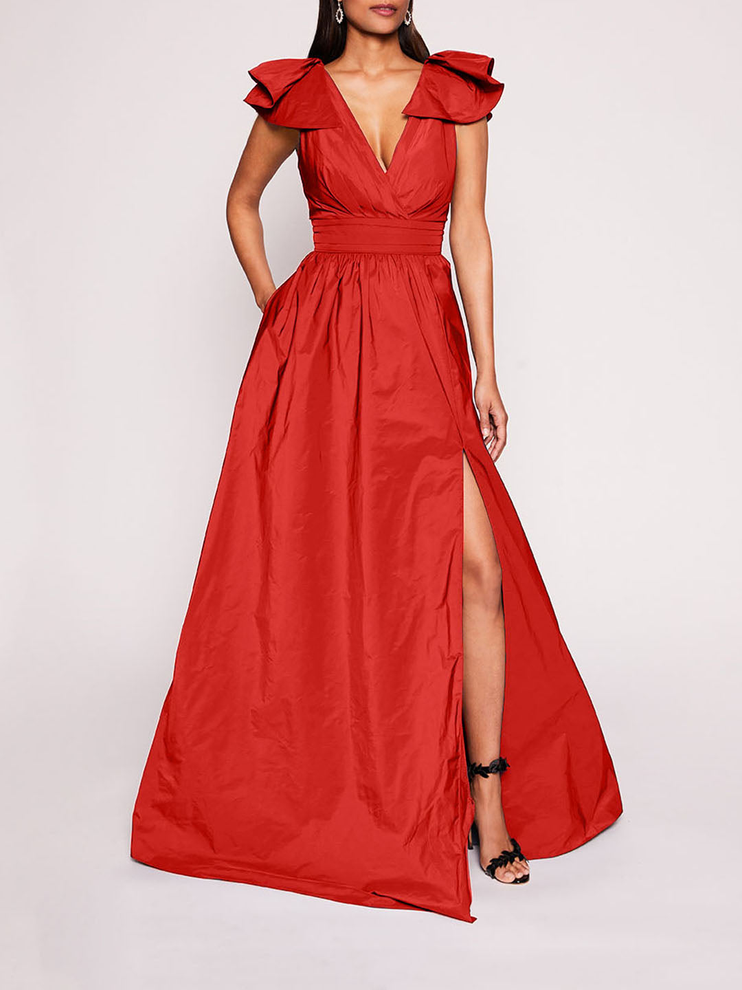 Bow Taffeta Gown | Marchesa