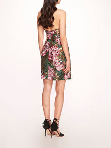 Strapless Sequin Mini Dress | Marchesa