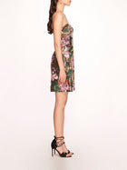 Strapless Sequin Mini Dress | Marchesa
