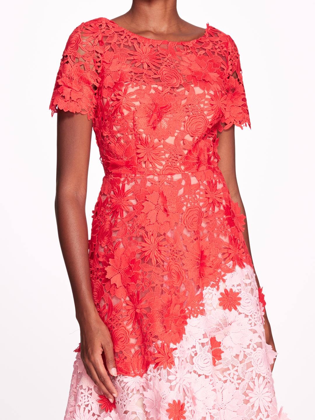 Dahlia Midi Dress | Marchesa