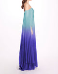 Load image into Gallery viewer, Ombre Chiffon Off Shoulder Gown | Marchesa
