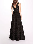 Plunging V-Neck Ball Gown | Marchesa