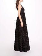 Plunging V-Neck Ball Gown | Marchesa