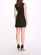 Crystal Embellished Sleeveless Mini Dress | Marchesa