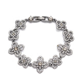 Black Lace Floral Bracelet | Marchesa