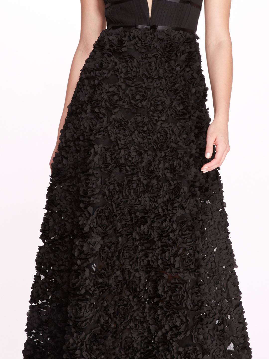 Plunging V-Neck Ball Gown | Marchesa