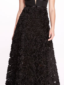 Plunging V-Neck Ball Gown | Marchesa