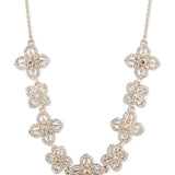 Gold Lace Floral Necklace | Marchesa